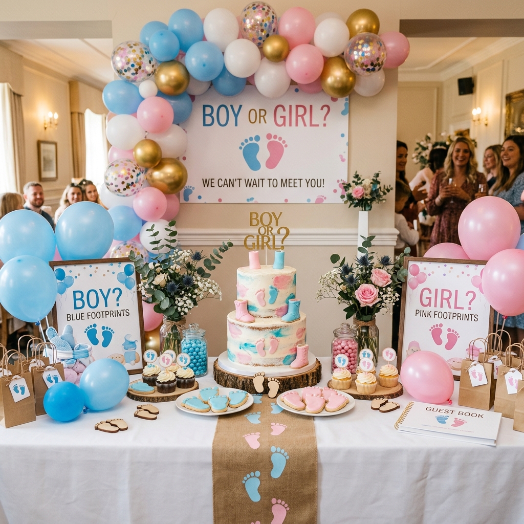 Boy or Girl Footprint Fun